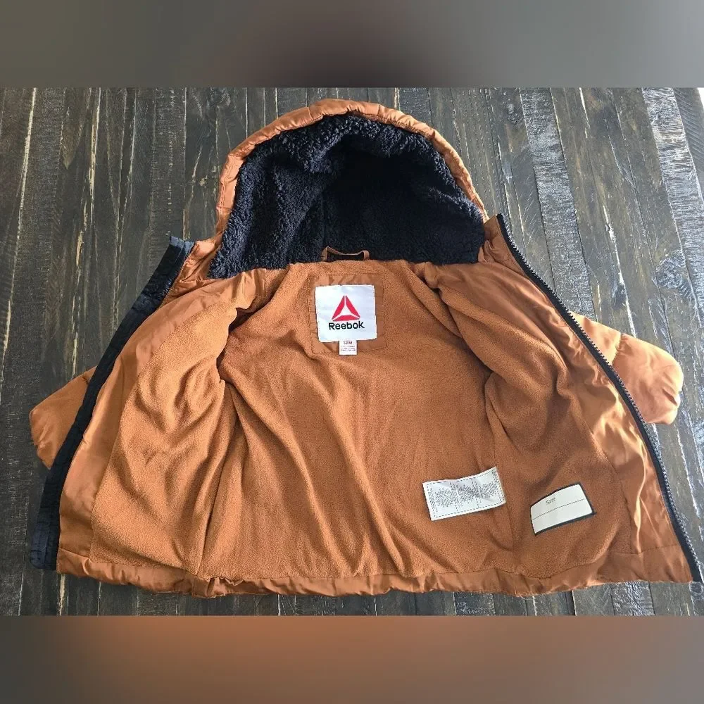 Reebok Toddler Puffer Jacket Size 12M